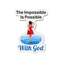 Vinyl die-cut magnet with