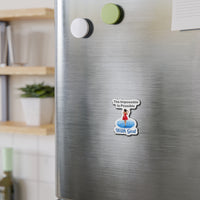 Vinyl Die-Cut Magnet, Walk on Water Woman