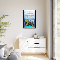 Framed Canvas Wall Art, Leap of Faith