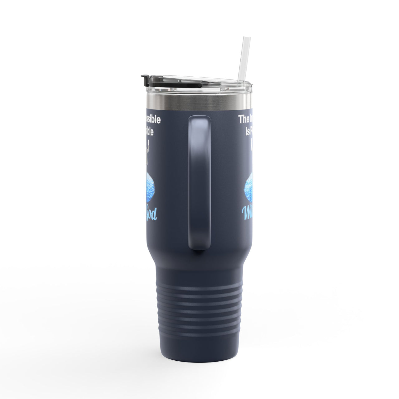Polar Camel Travel Mug - 40oz Stainless Steel, Walk on Water Man