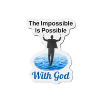 Vinyl die-cut magnet with