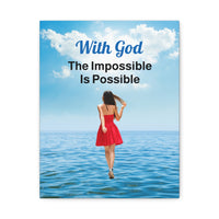 Canvas Wall Art, Walk on Water Woman