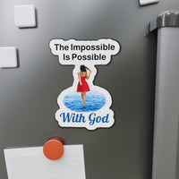 Vinyl die-cut magnet with