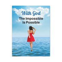 Canvas Wall Art, Walk on Water Woman