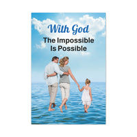 Canvas Wall Art, Walk on Water Family