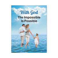 Canvas Wall Art, Walk on Water Family