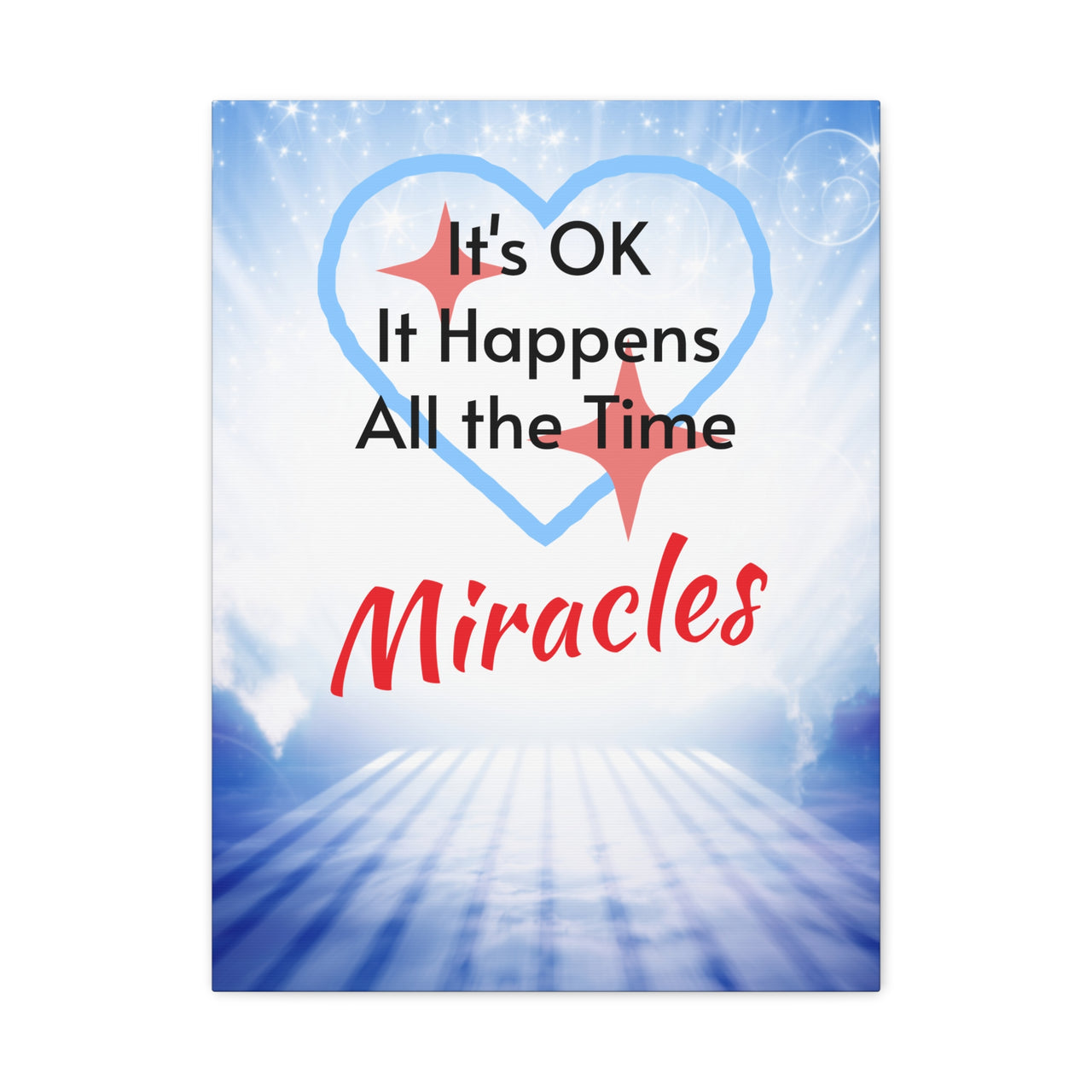 Canvas Wall Art, Miracles Happen