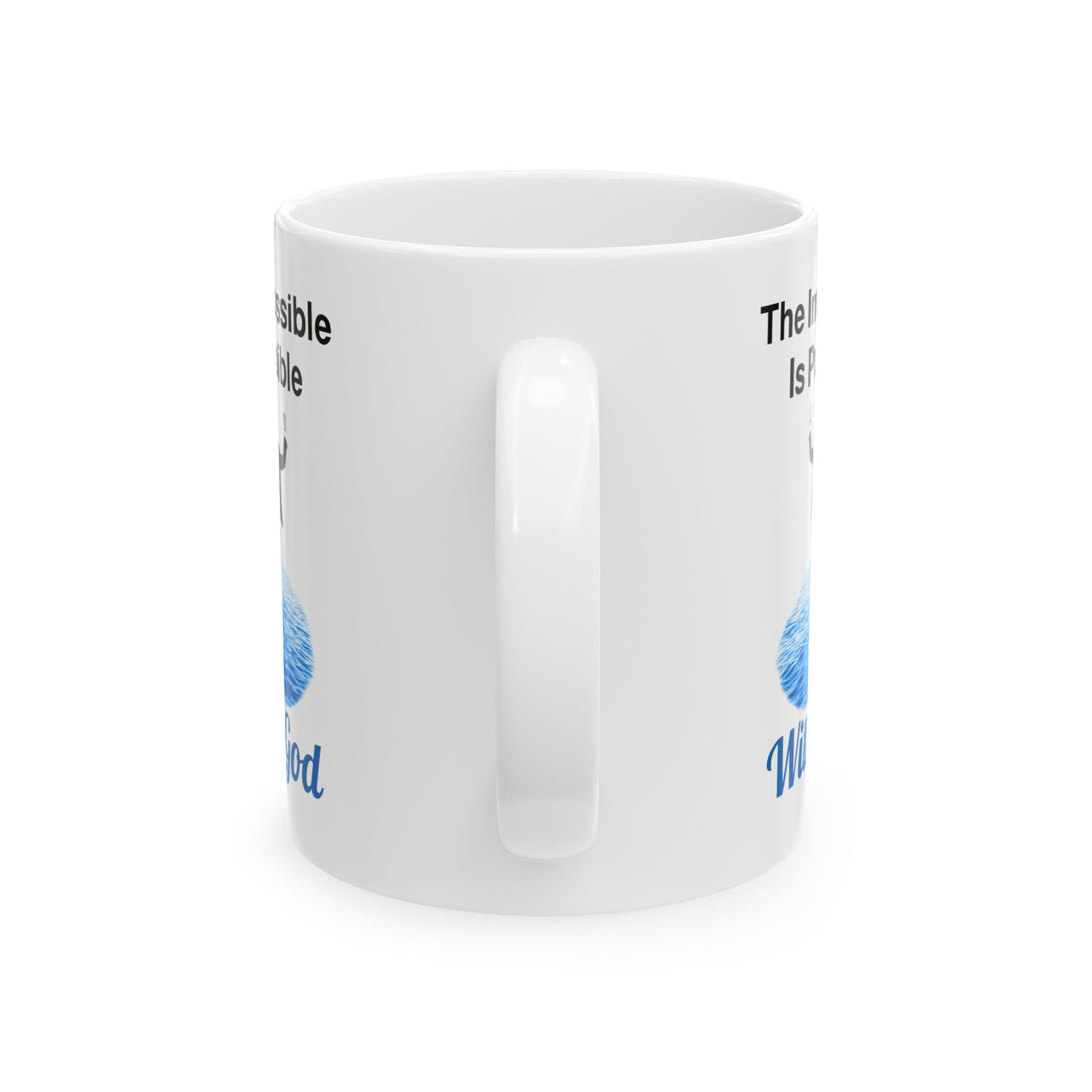 Ceramic Mug (11oz, 15oz), Walk on Water Man