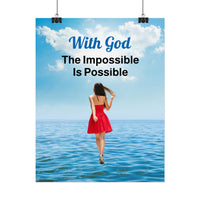 Poster, Walk on Water Woman