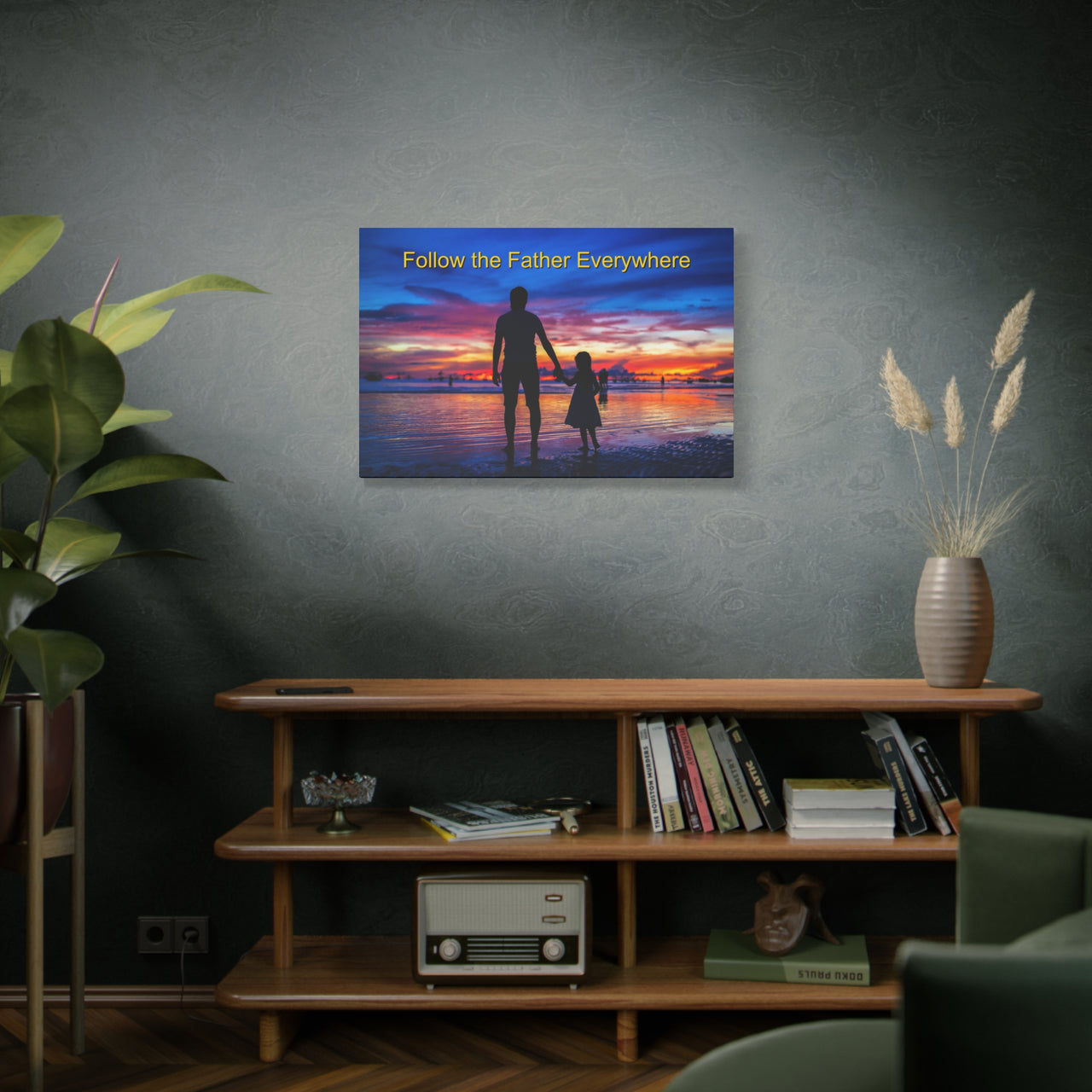 Canvas Wall Art, Follow the Father