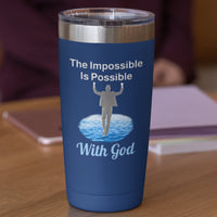 20oz faith-based stainless steel tumbler with