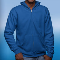 Gildan Adult Unisex Zip-Up Hoodie, Miracles Happen (Image on back)