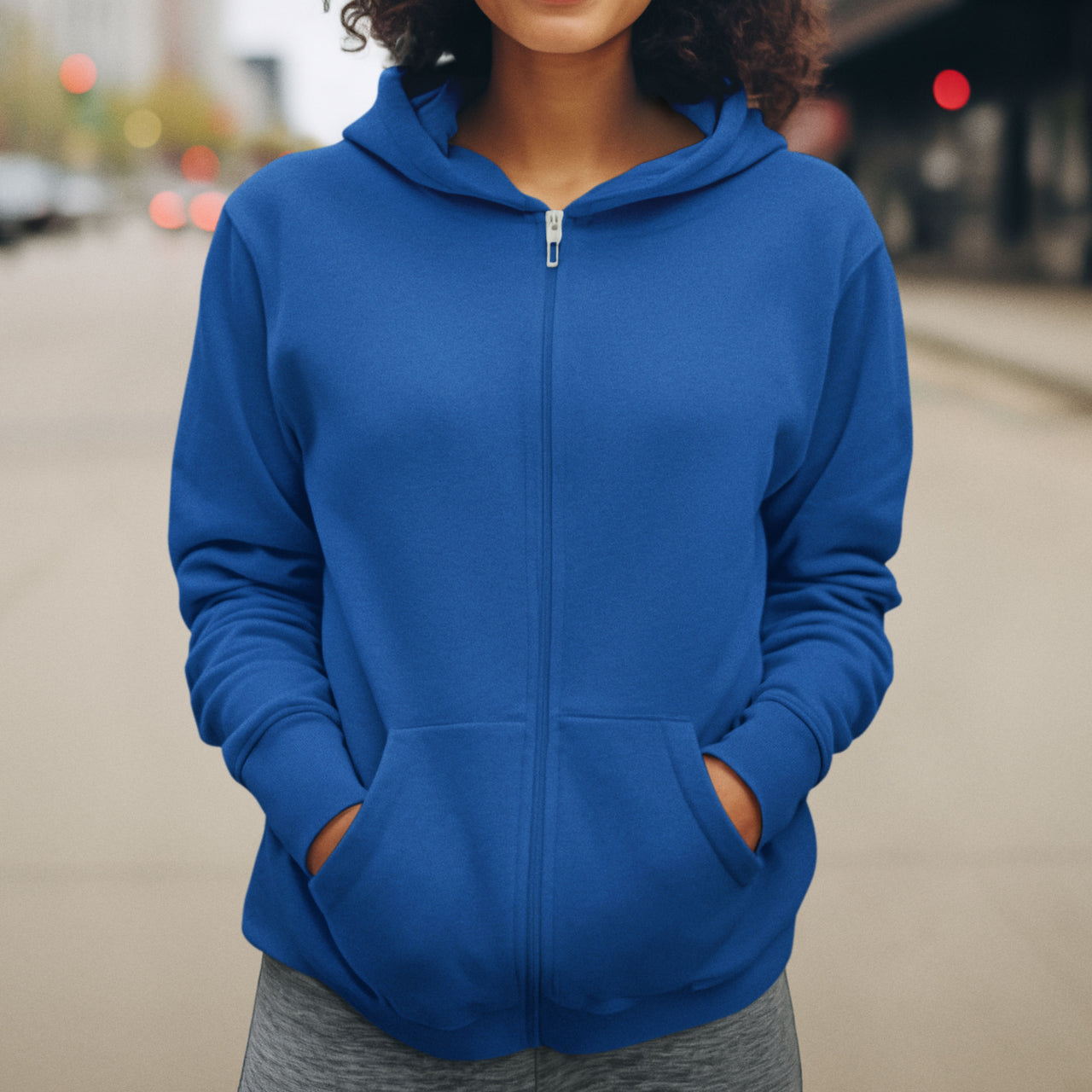 Gildan Adult Unisex Zip-Up Hoodie, Miracles Happen (Image on back)