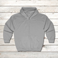 Gildan Adult Unisex Zip-Up Hoodie, Miracles Happen (Image on back)