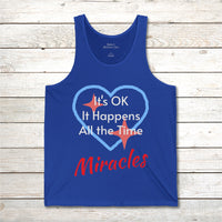 Bella+Canvas Adult Unisex Tank Top, Miracles Happen