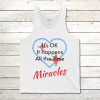 Bella+Canvas Adult Unisex Tank Top, Miracles Happen