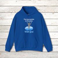 Gildan Adult Unisex Hoodie, Walk on Water Man