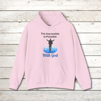 Gildan Adult Unisex Hoodie, Walk on Water Man