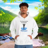 Gildan Adult Unisex Hoodie, Walk on Water Man