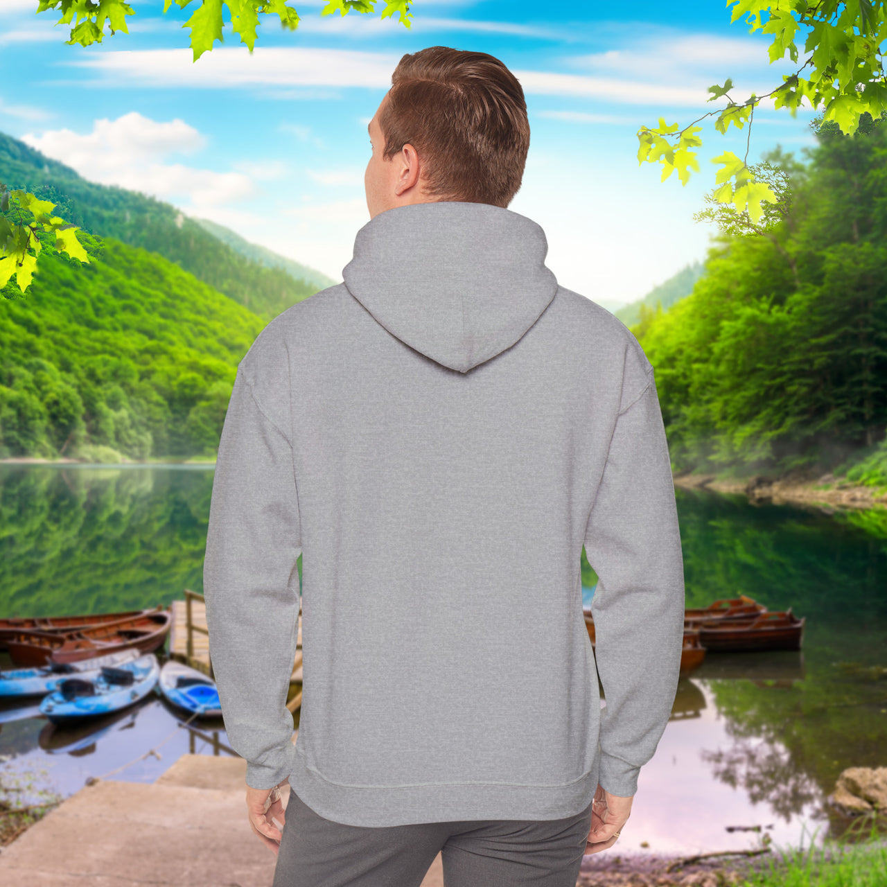 Gildan Adult Unisex Hoodie, Walk on Water Man