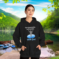 Gildan Adult Unisex Hoodie, Walk on Water Man