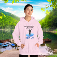 Gildan Adult Unisex Hoodie, Walk on Water Man