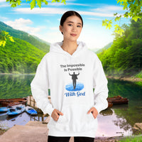 Gildan Adult Unisex Hoodie, Walk on Water Man