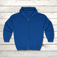 Gildan Adult Unisex Zip-Up Hoodie, Walk on Water Man (Image on back)
