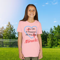 Bella+Canvas Youth Unisex T-Shirt, Miracles Happen