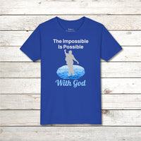 Bella+Canvas Youth Unisex T-Shirt, Walk on Water Teen