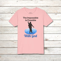 Bella+Canvas Youth Unisex T-Shirt, Walk on Water Teen