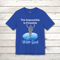 Bella+Canvas Adult Unisex T-Shirt, Walk on Water Man