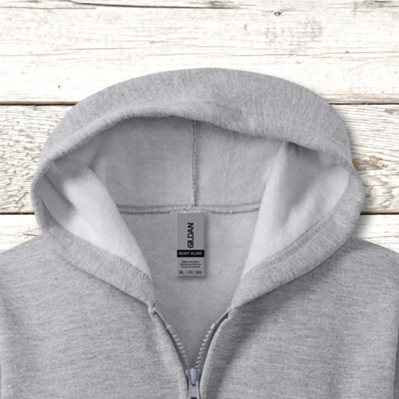 Gildan Youth Unisex Zip-Up Hoodie, Walk on Water Teen (Image on Back)