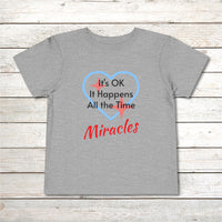 Bella+Canvas Toddler T-Shirt, Miracles Happen