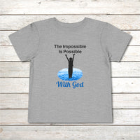 Bella+Canvas Toddler T-Shirt, Walk on Water Toddler