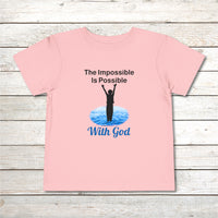 Bella+Canvas Toddler T-Shirt, Walk on Water Toddler