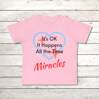 Bella+Canvas Baby T-Shirt, Miracles Happen