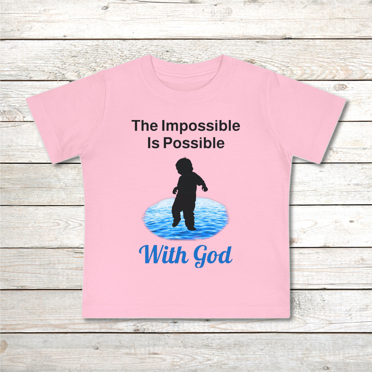 Bella+Canvas Baby T-Shirt, Walk on Water Baby