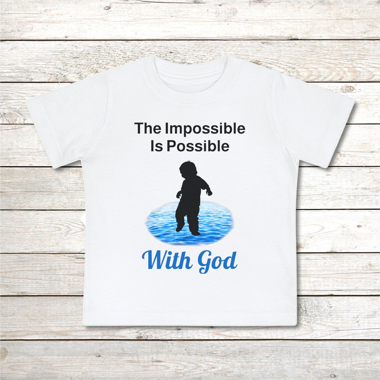 Bella+Canvas Baby T-Shirt, Walk on Water Baby