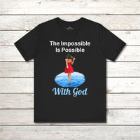 Bella+Canvas Adult Unisex T-Shirt, Walk on Water Woman