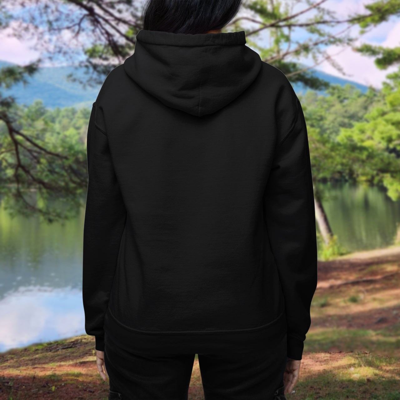 Gildan Adult Unisex Hoodie, Walk on Water Woman
