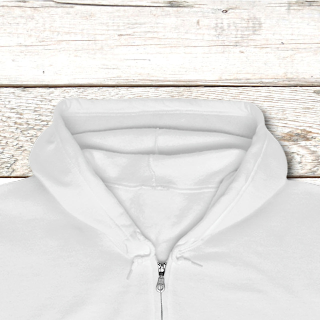 Gildan Adult Unisex Zip-Up Hoodie, Walk on Water Woman (Image on back)