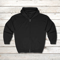 Gildan Adult Unisex Zip-Up Hoodie, Walk on Water Woman (Image on back)