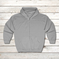 Gildan Adult Unisex Zip-Up Hoodie, Walk on Water Woman (Image on back)