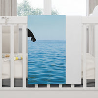 Soft Fleece Baby Blanket, Walk on Water Baby