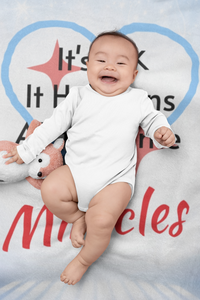 Soft Fleece Baby Blanket, Miracles Happen