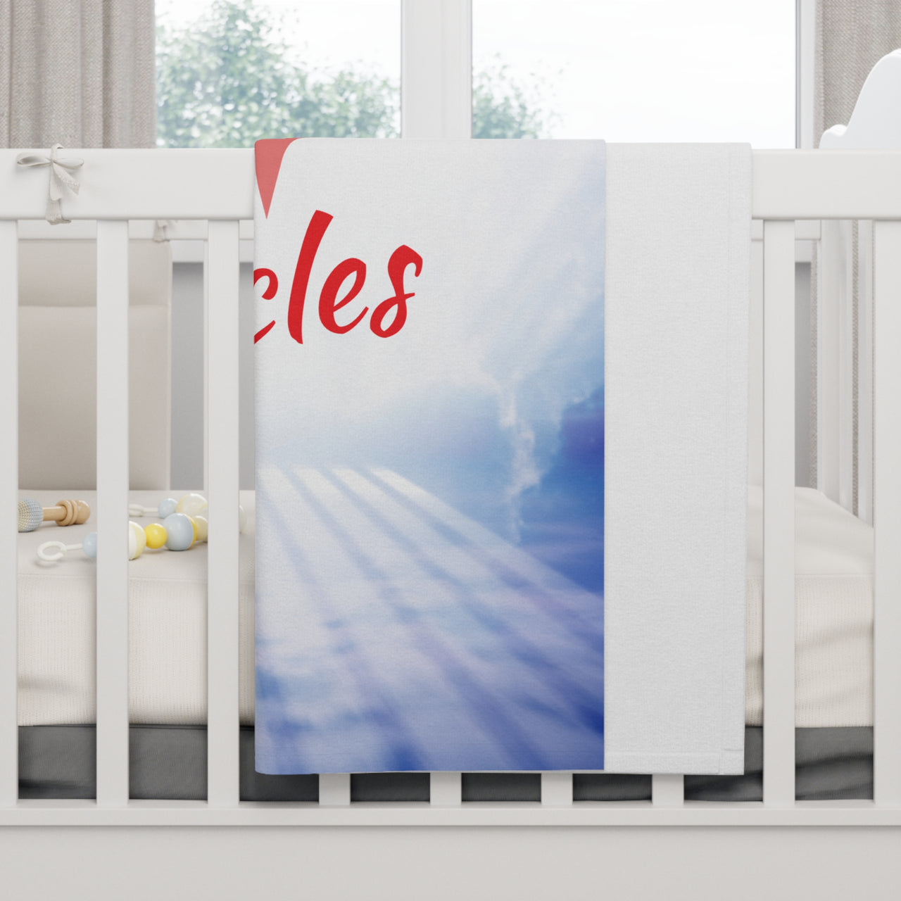 Soft Fleece Baby Blanket, Miracles Happen