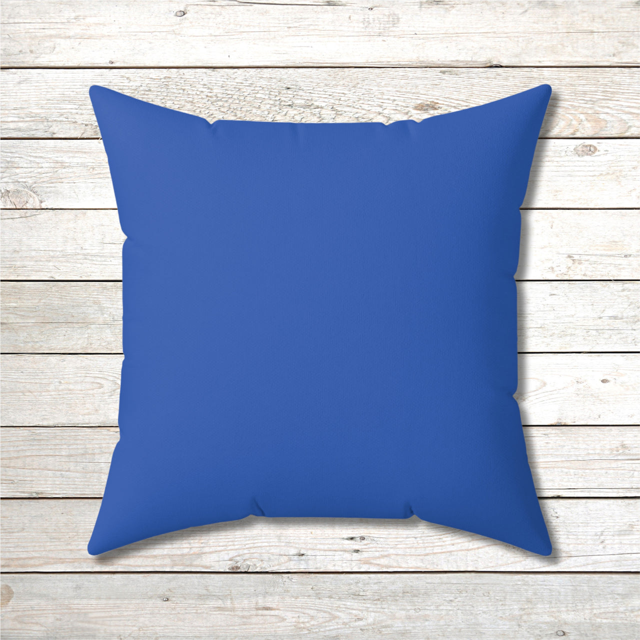 Reversible Throw Pillow, Miracles Happen - Dark Blue Back