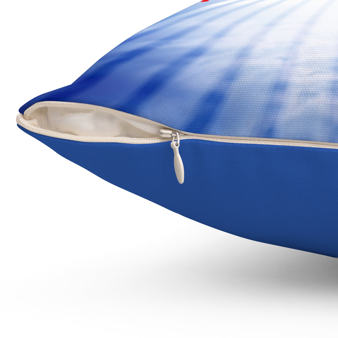 Reversible Throw Pillow, Miracles Happen - Dark Blue Back