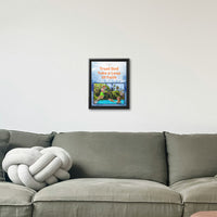 Framed Canvas Wall Art, Leap of Faith
